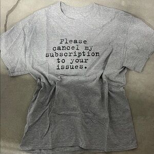 VTG Gray Graphic Tee